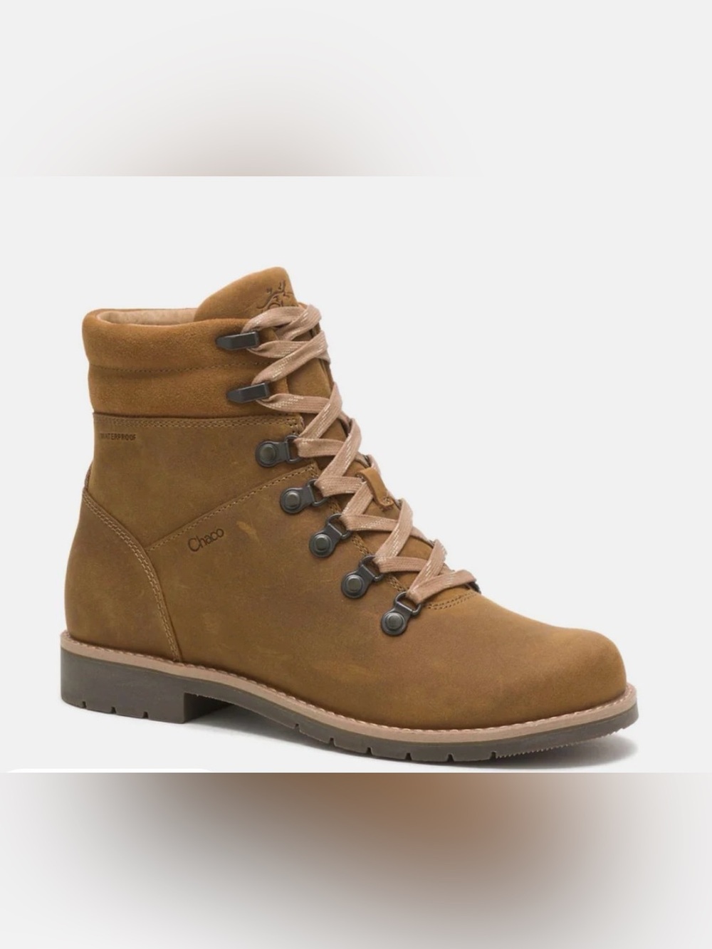 Chaco Women's Brown Lace-Up Suede Ankle Boot